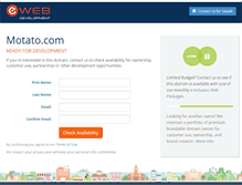 Tablet Screenshot of motato.com